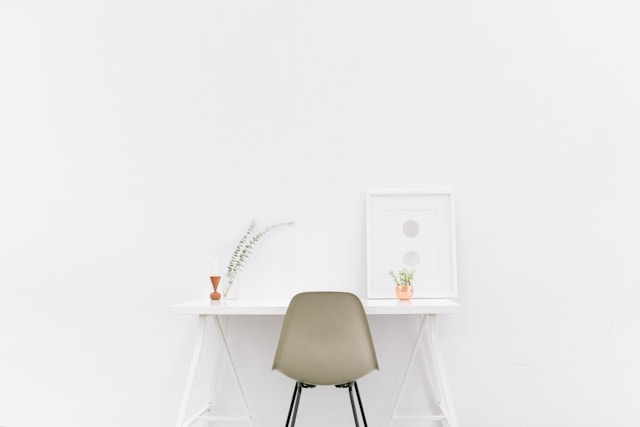 Bureau minimaliste